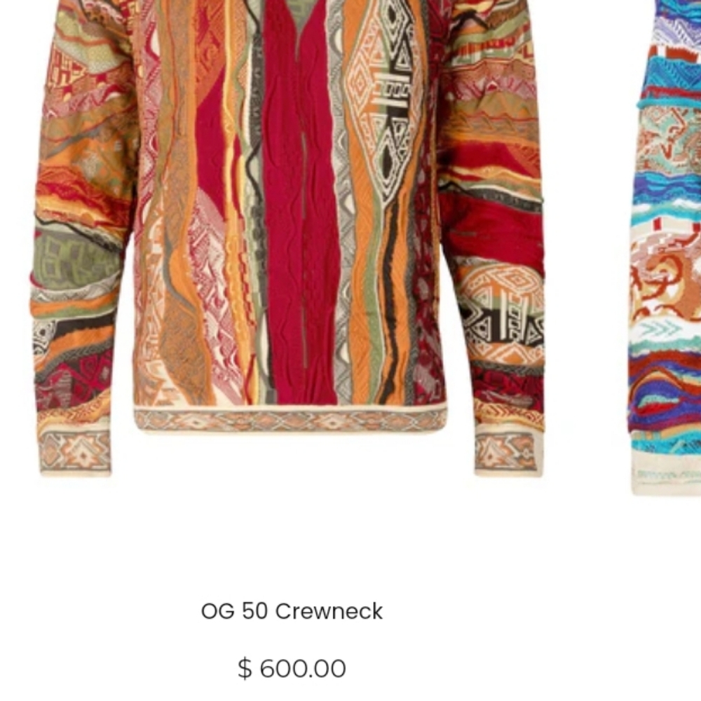 Vintage Coogi men's crewneck knit sweater - Picture 5 of 17